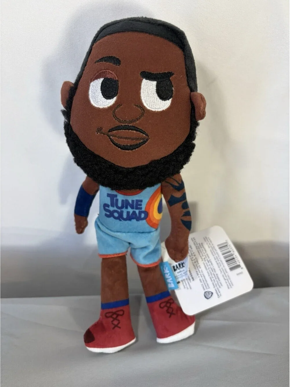 BARK Space Jam A New Legacy LeBron James Tune Squad Plush Dog Toy M-L NWT